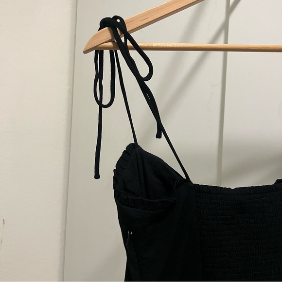 NWT Aritzia Wilfred Fable Black Mini Dress - Picture 7 of 8